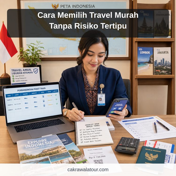 Ilustrasi paket wisata murah - Cara Memilih Travel Murah Tanpa Risiko Tertipu