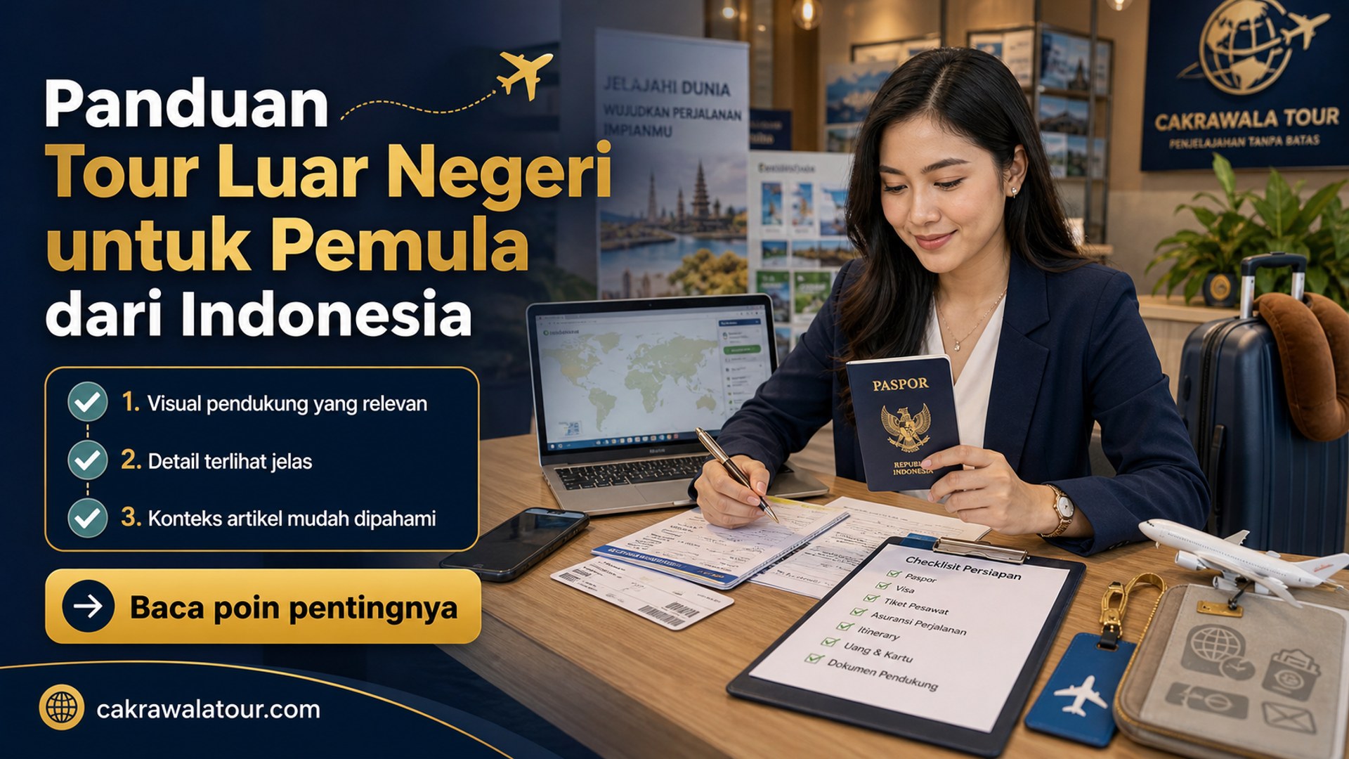 Ilustrasi paket wisata murah - Panduan Tour Luar Negeri untuk Pemula dari Indonesia