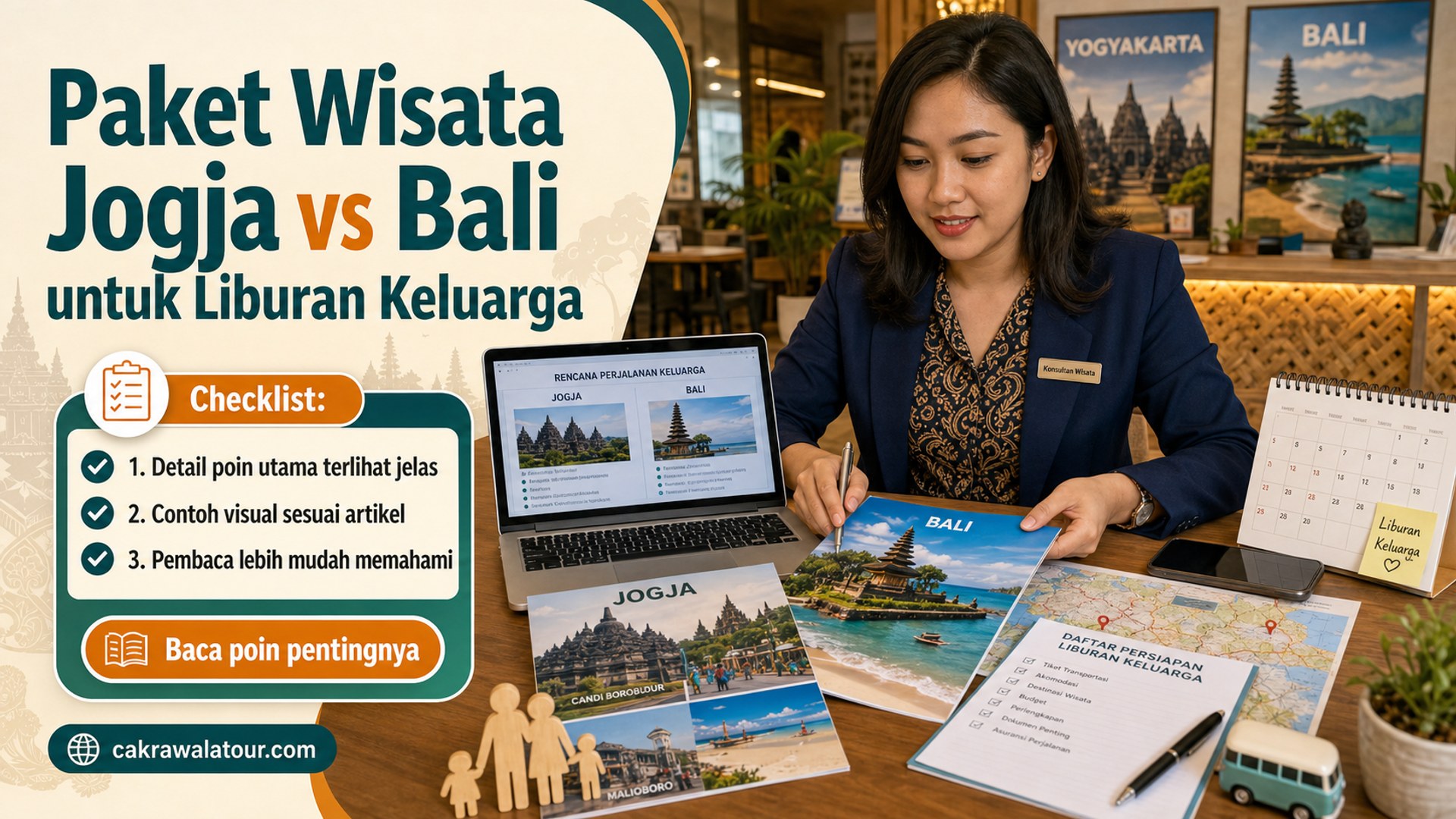 Ilustrasi paket wisata murah - Paket Wisata Jogja vs Bali untuk Liburan Keluarga