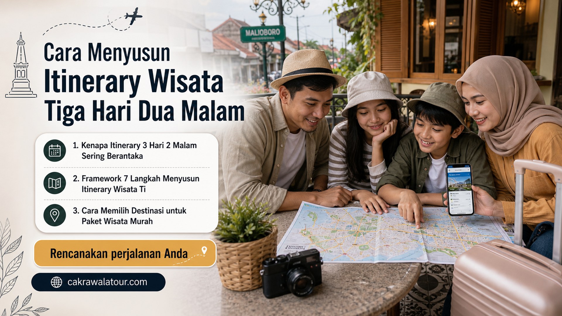 paket wisata murah - Cara Menyusun Itinerary Wisata Tiga Hari Dua Malam