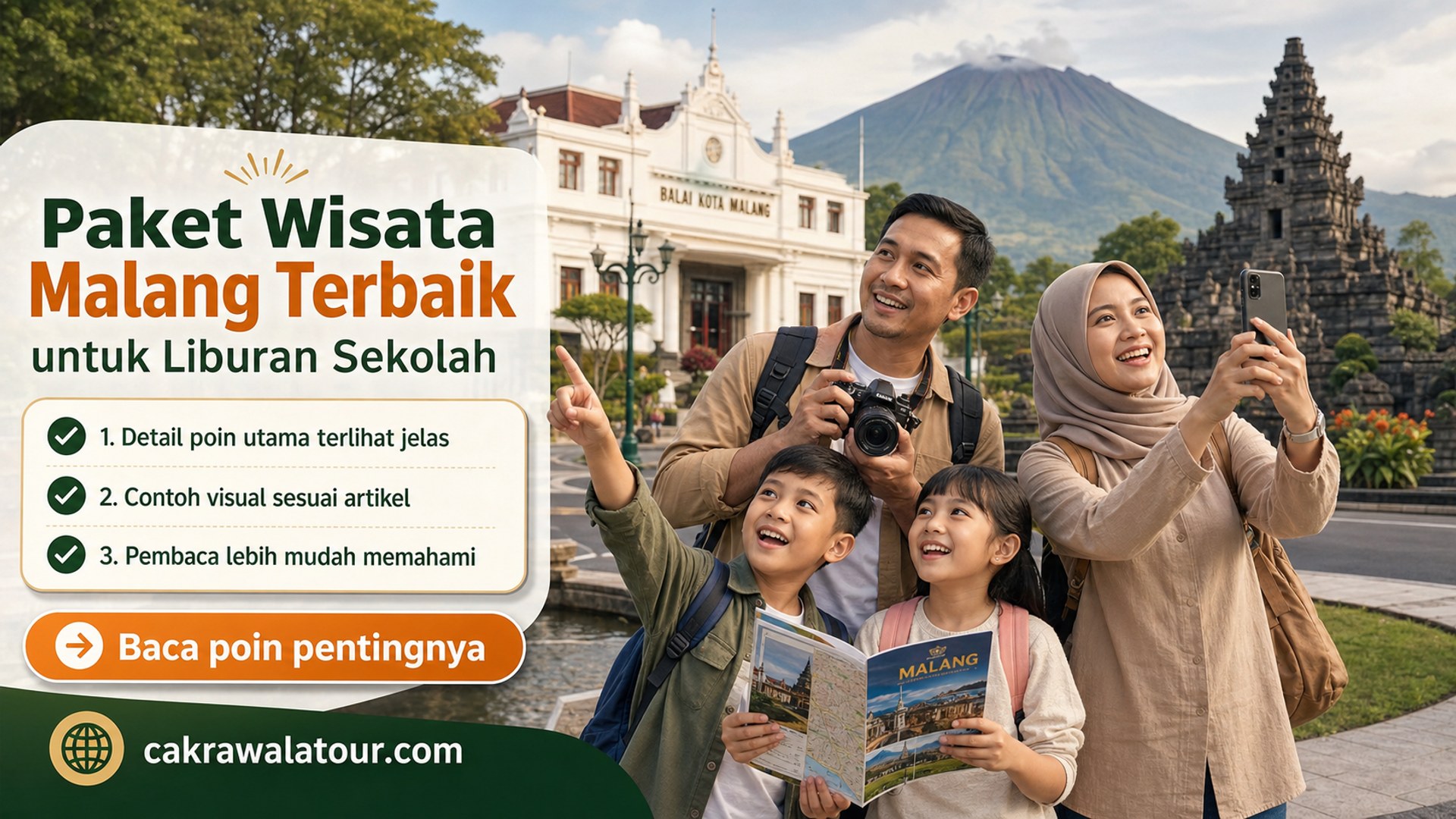 Ilustrasi paket wisata murah - Paket Wisata Malang Terbaik untuk Liburan Sekolah
