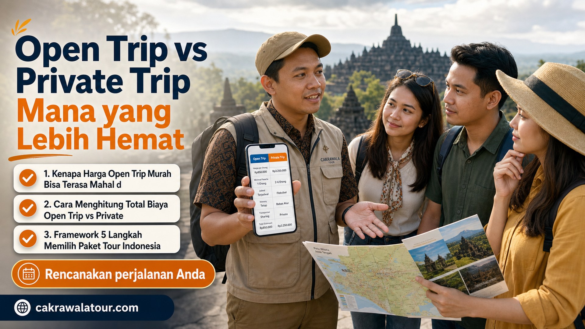 paket wisata murah - Open Trip vs Private Trip Mana yang Lebih Hemat