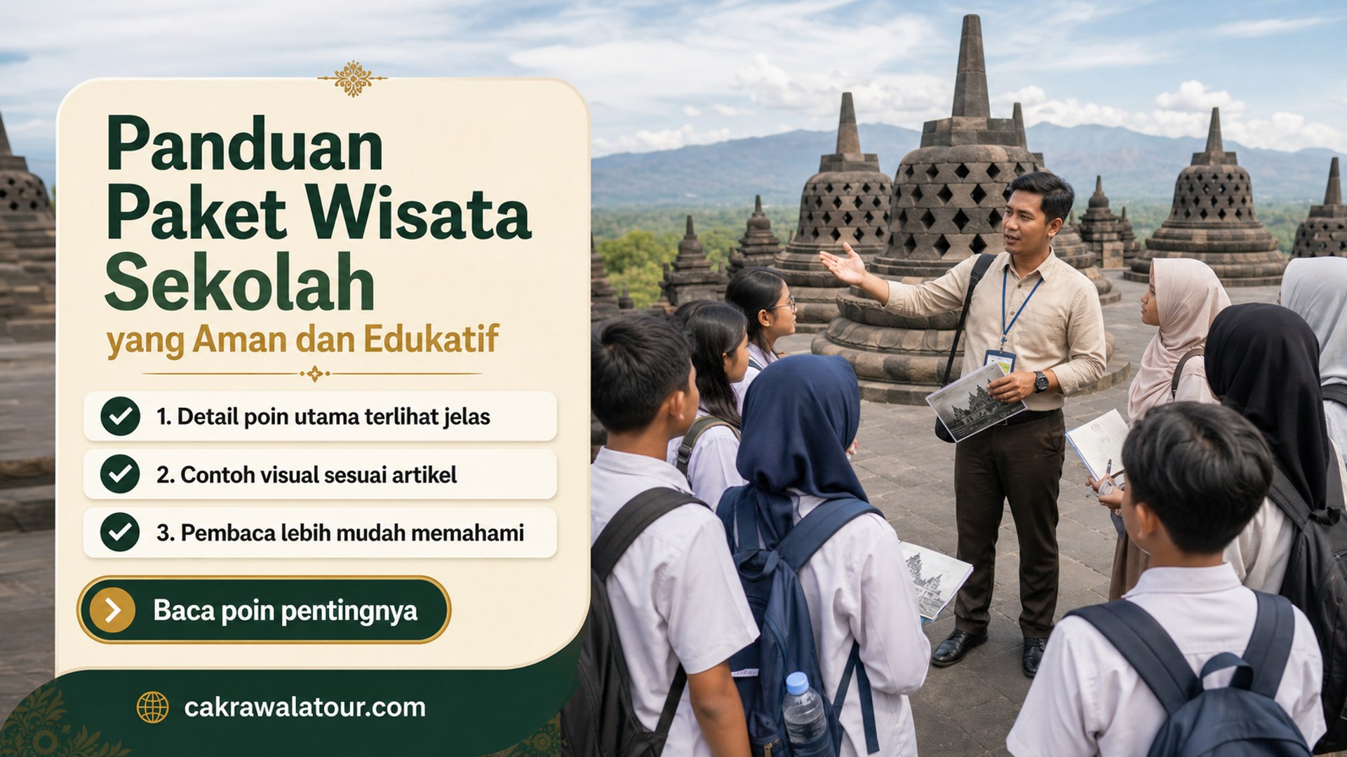 Ilustrasi paket wisata murah - Panduan Paket Wisata Sekolah yang Aman dan Edukatif