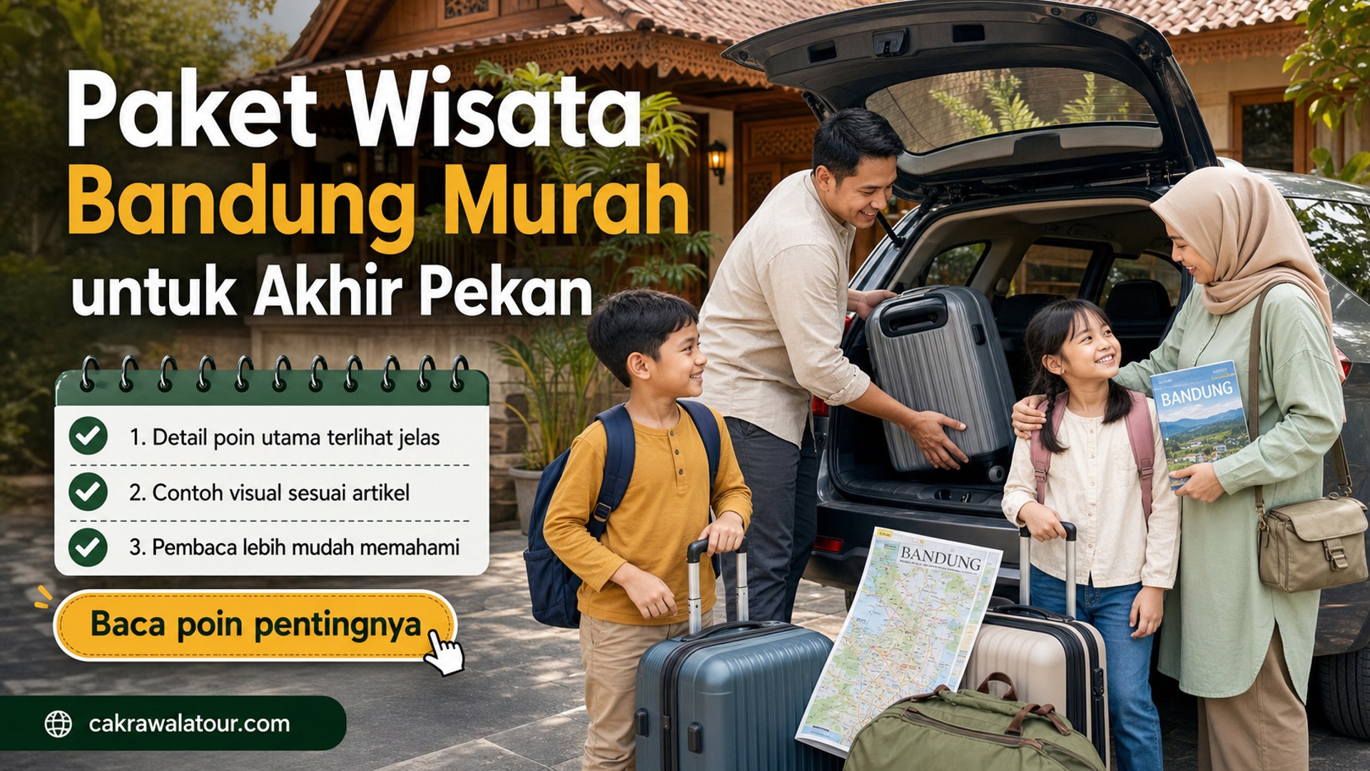 Ilustrasi paket wisata murah - Paket Wisata Bandung Murah untuk Akhir Pekan