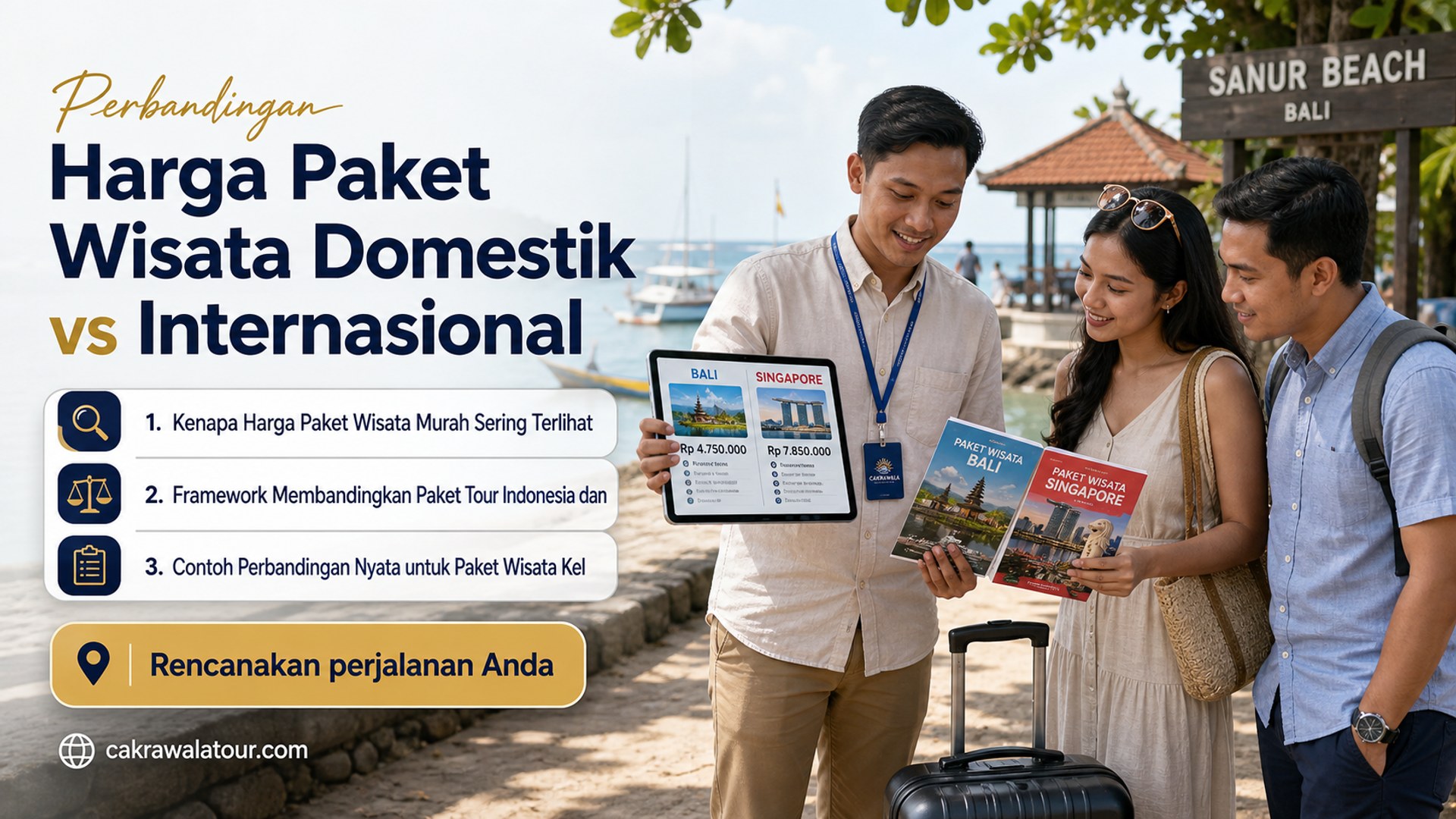 paket wisata murah - Perbandingan Harga Paket Wisata Domestik vs Internasional