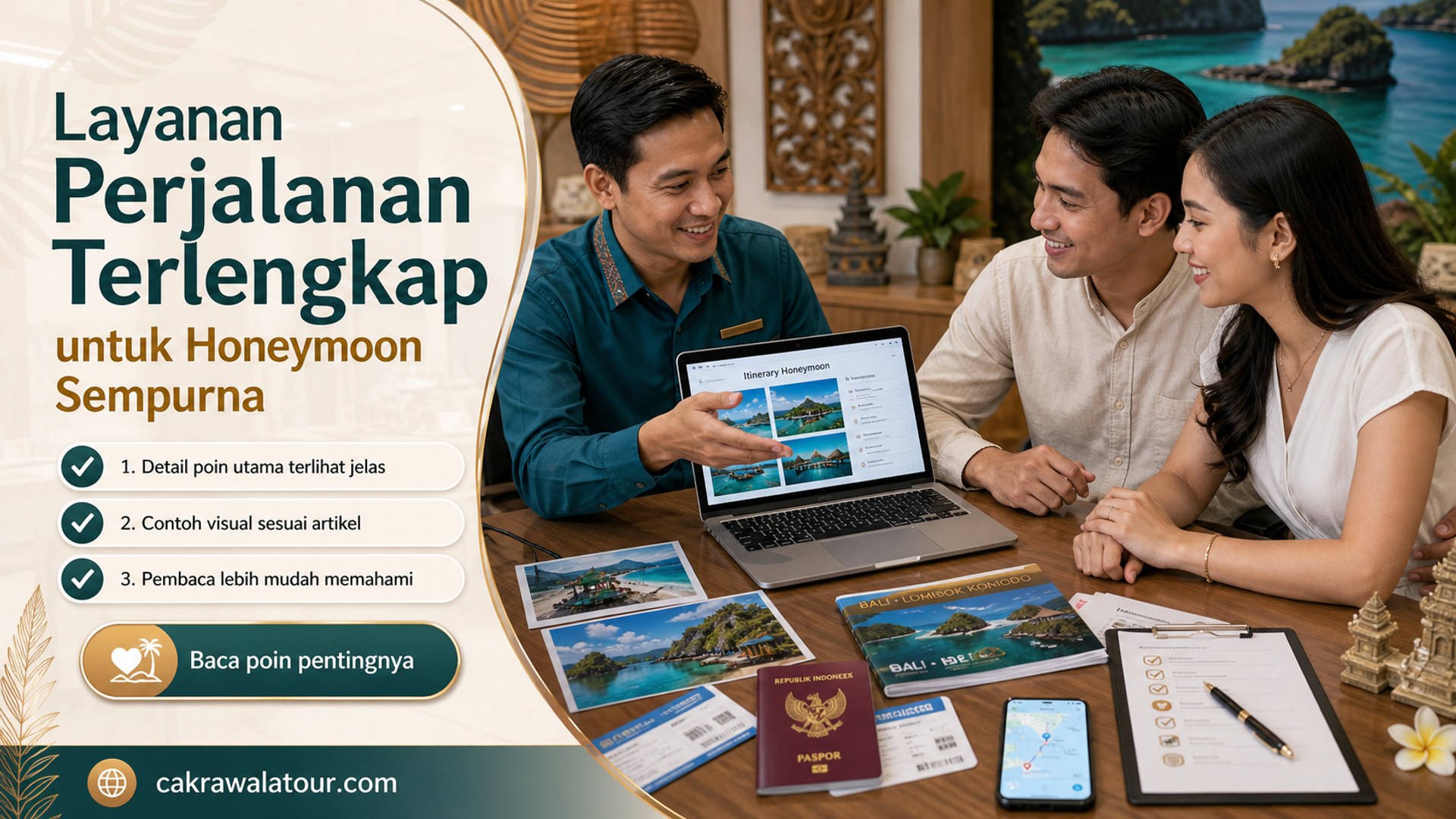 Ilustrasi paket wisata murah - Layanan Perjalanan Terlengkap untuk Honeymoon Sempurna