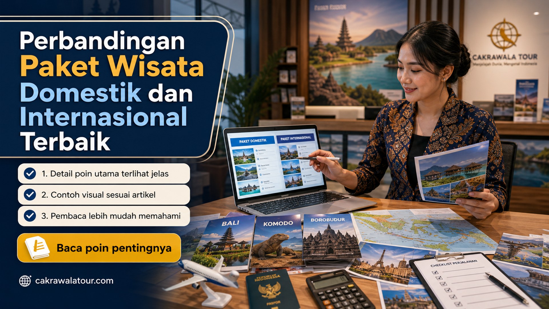 Ilustrasi paket wisata murah - Perbandingan Paket Wisata Domestik dan Internasional Terbaik