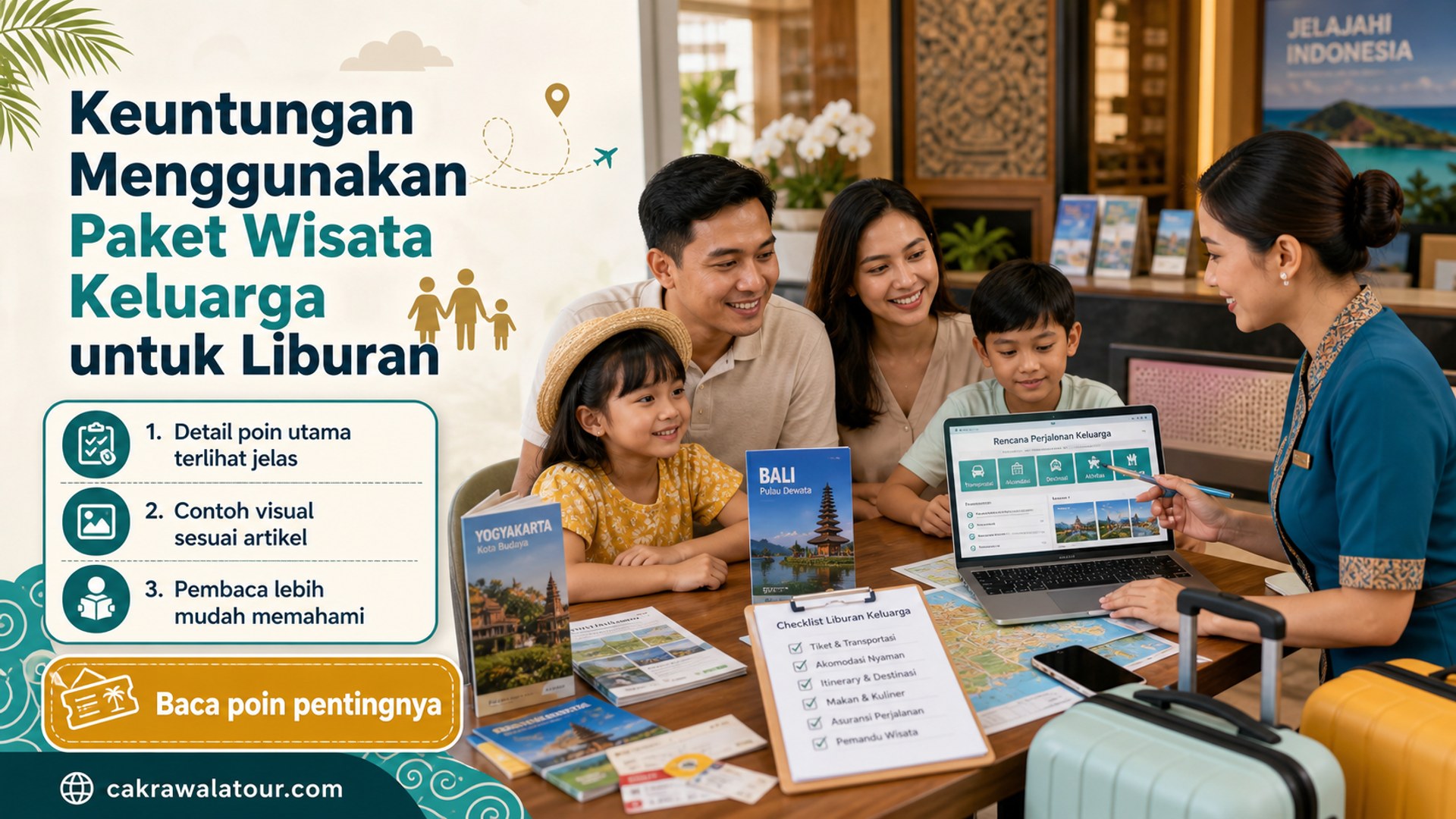 Ilustrasi paket wisata murah - Keuntungan Menggunakan Paket Wisata Keluarga untuk Liburan