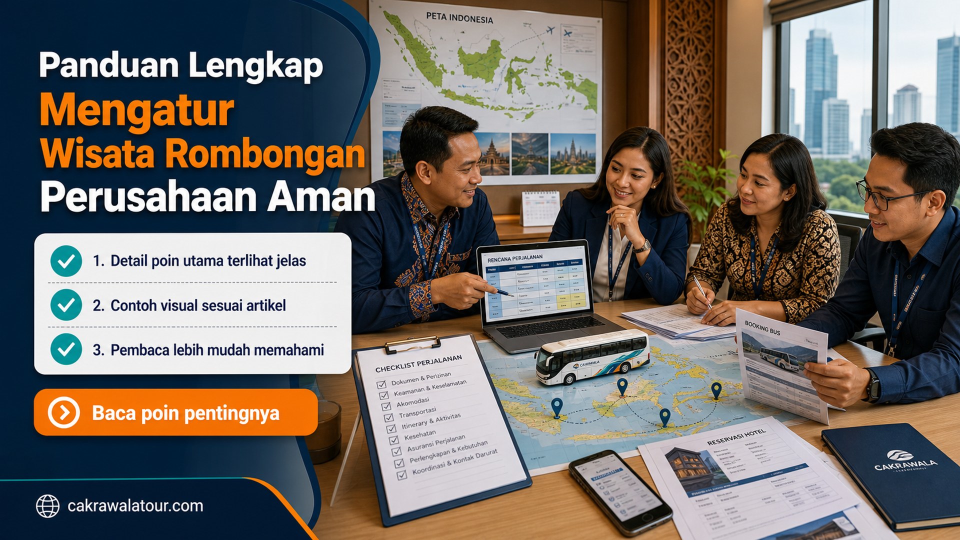 Ilustrasi paket wisata murah - Panduan Lengkap Mengatur Wisata Rombongan Perusahaan Aman