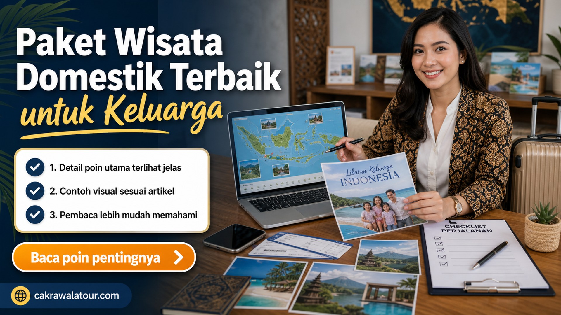 Ilustrasi paket wisata murah - Paket Wisata Domestik Terbaik untuk Keluarga