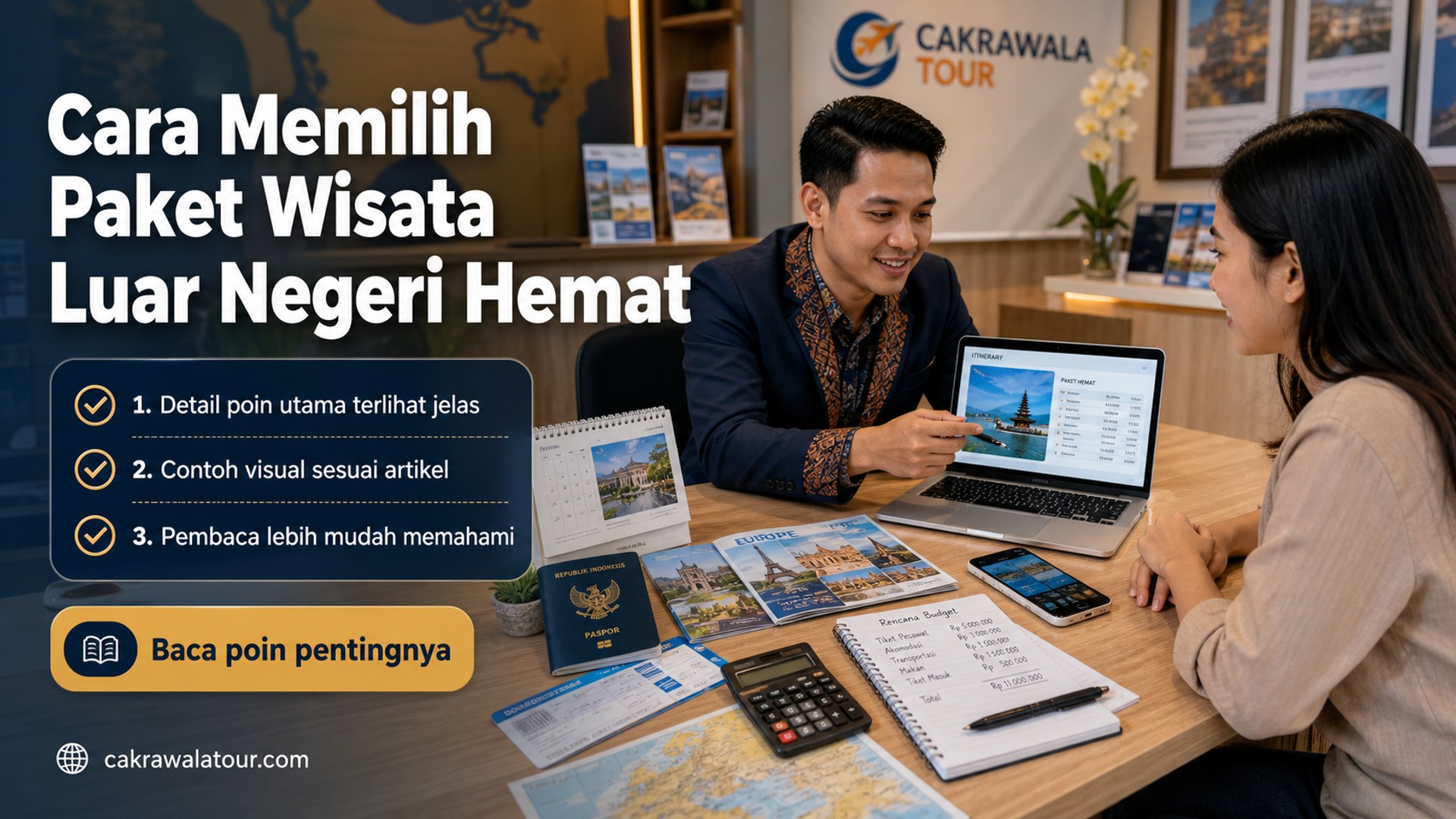 Ilustrasi paket wisata murah - Cara Memilih Paket Wisata Luar Negeri Hemat
