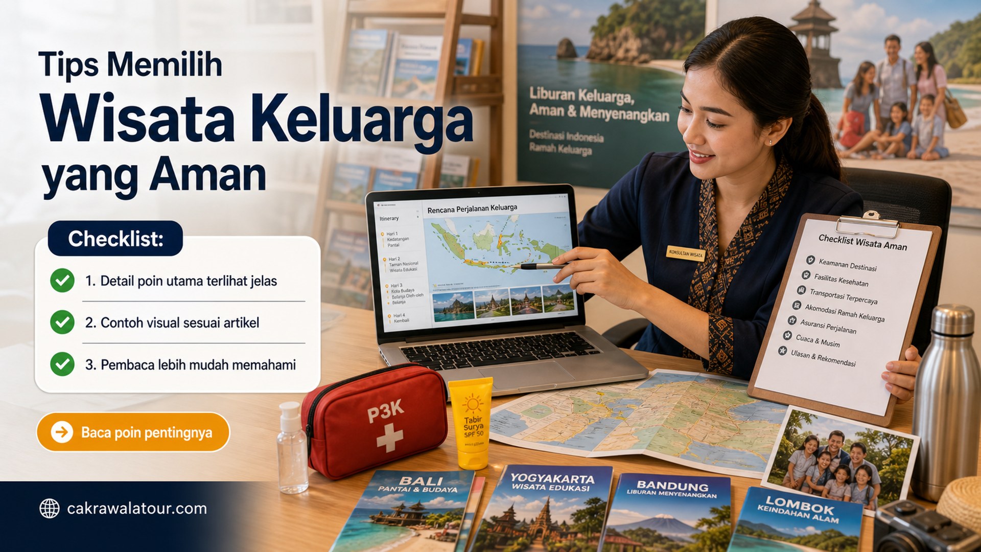 Ilustrasi paket wisata murah - Tips Memilih Wisata Keluarga yang Aman