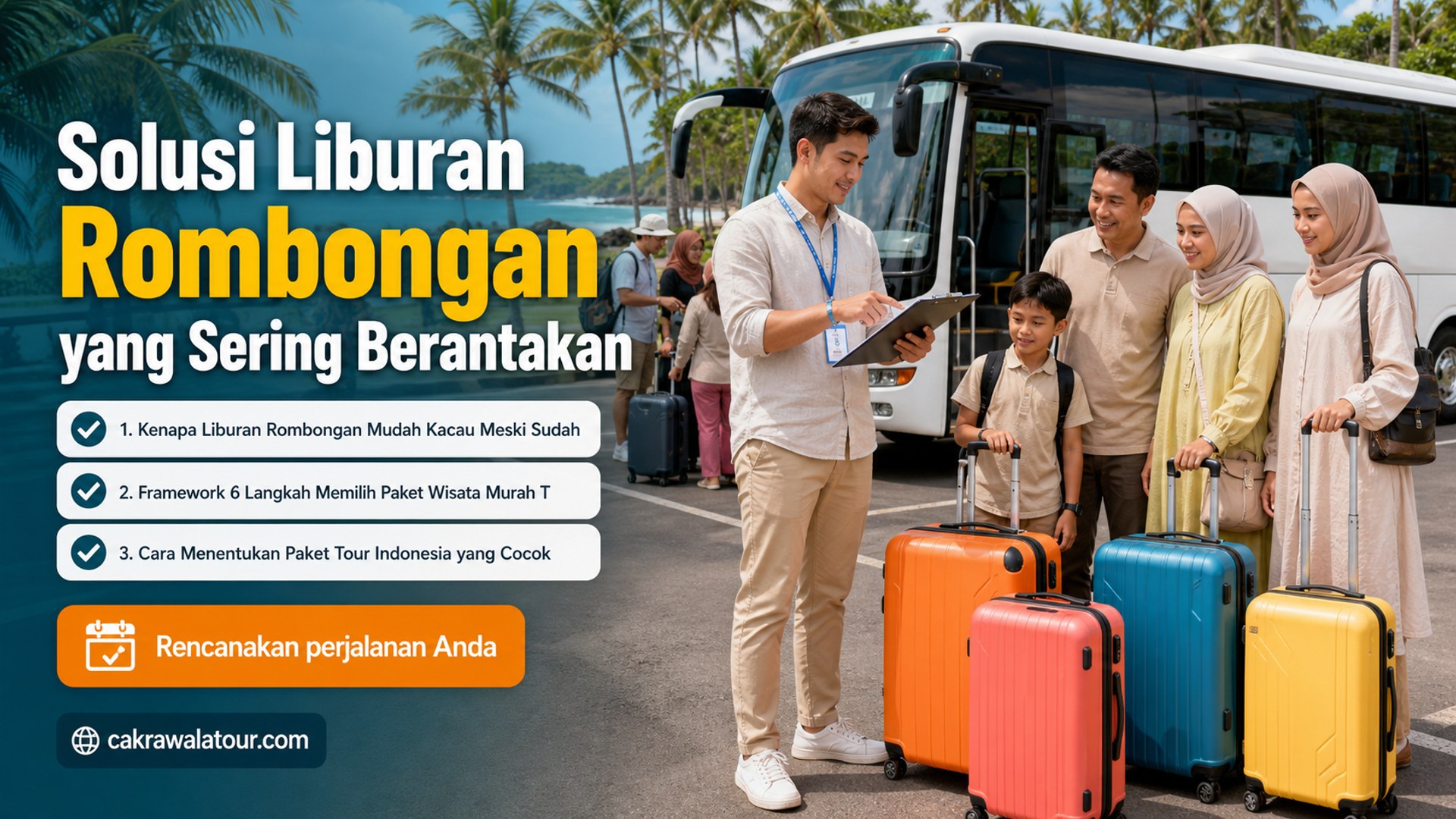 paket wisata murah - Solusi Liburan Rombongan yang Sering Berantakan
