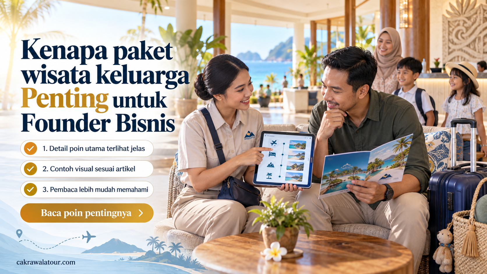 Ilustrasi paket wisata murah - Kenapa paket wisata keluarga Penting untuk Founder Bisnis