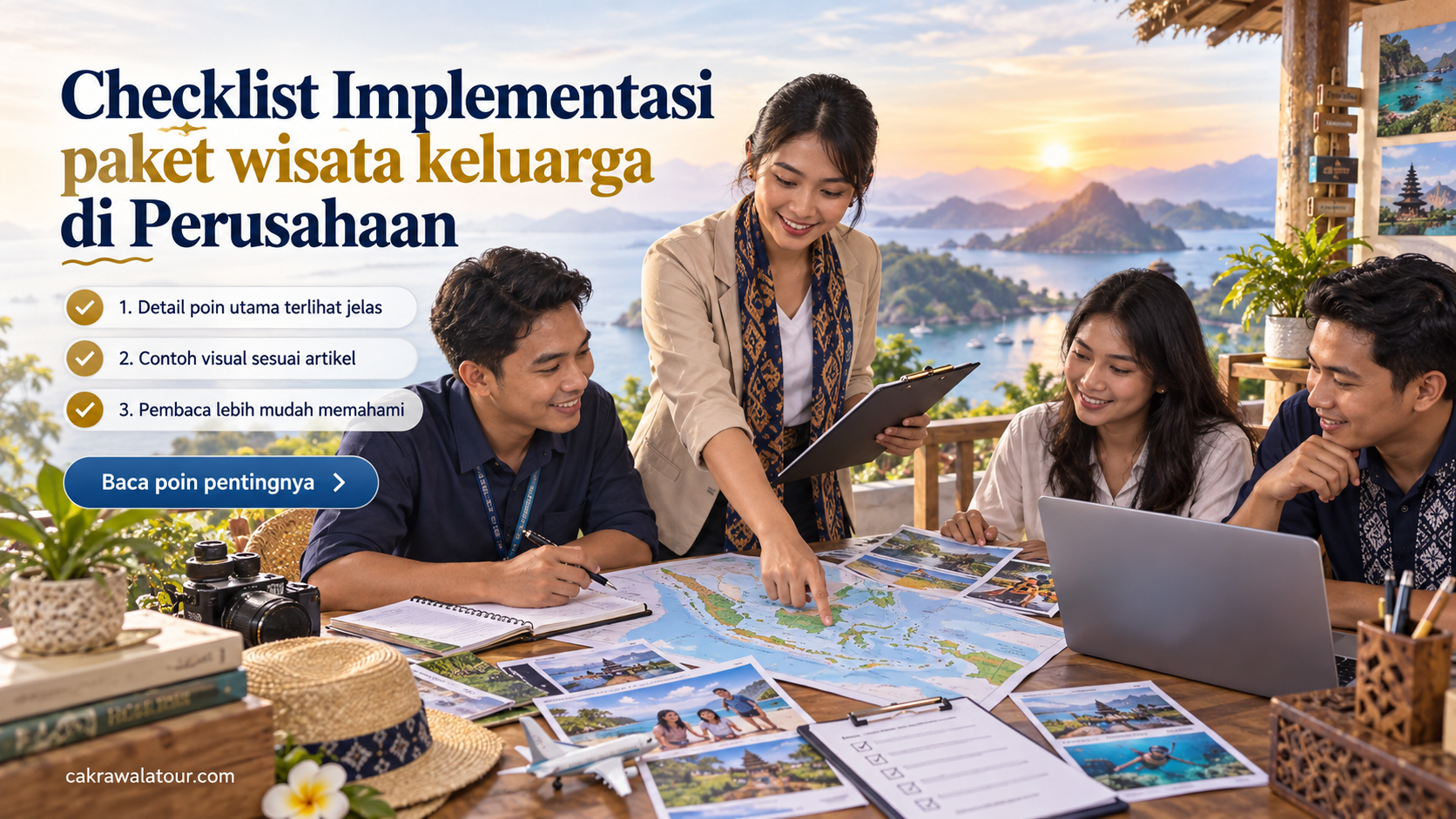 Ilustrasi paket wisata murah - Checklist Implementasi paket wisata keluarga di Perusahaan