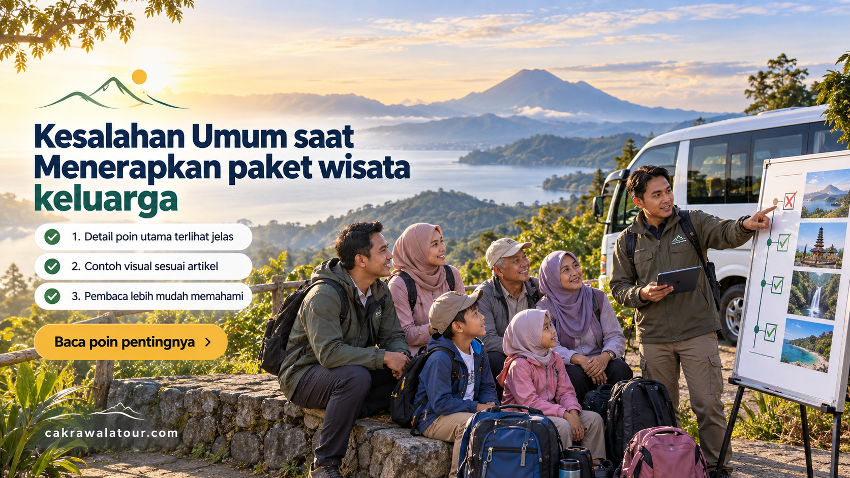 Ilustrasi paket wisata murah - Kesalahan Umum saat Menerapkan paket wisata keluarga