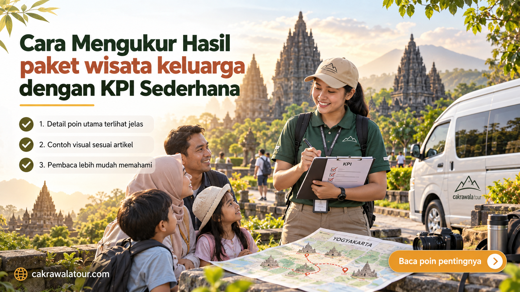 Ilustrasi paket wisata murah - Cara Mengukur Hasil paket wisata keluarga dengan KPI Sederhana