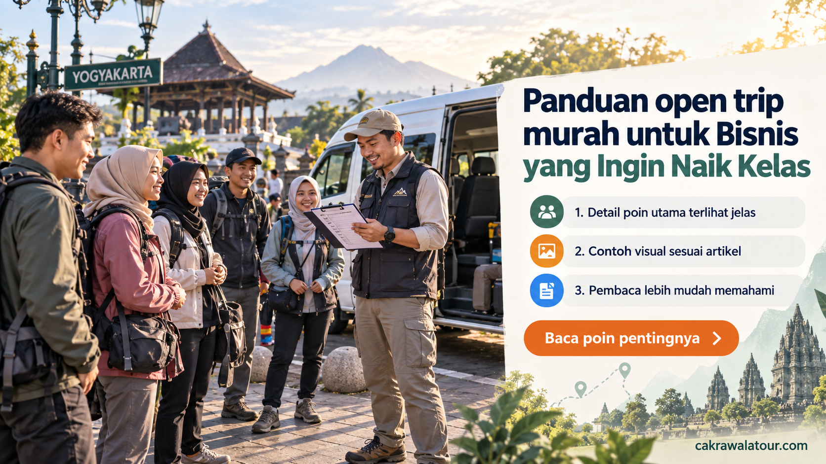 Ilustrasi paket wisata murah - Panduan open trip murah untuk Bisnis yang Ingin Naik Kelas