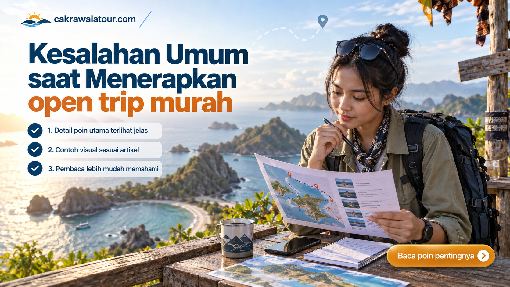 Ilustrasi paket wisata murah - Kesalahan Umum saat Menerapkan open trip murah