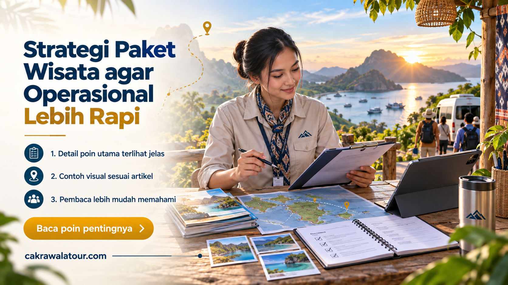 Ilustrasi paket wisata murah - Strategi Paket Wisata agar Operasional Lebih Rapi